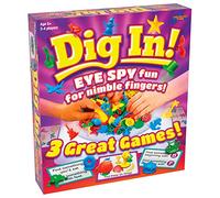 Drumond Park T73478 Dig In , Family Board Games for 2-4 Players, 3 in 1 Tabletop Games For Adults And Kids Suitable From 5+ Years