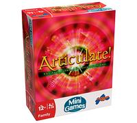 Drumond Park Articulate Mini Travel Board Game, Travel Games for Kids and Adults, Compact Version of the Fast Talking Description Game, Family Games Suitable for Boys and Girls from 12 Years