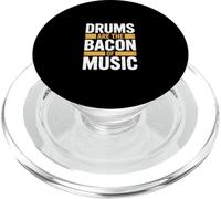 DRUMS ARE THE BACON OF MUSIC PopSockets PopGrip for MagSafe
