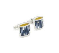 Drums Cufflinks - Onyx Art CK492 Men's Novelty Drummer Musician Gift In Premier Life Packaging