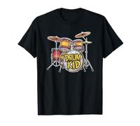Drums drummer percussion drum kid children T-Shirt