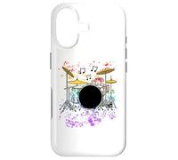 Drums Drummer Rainbow Colours Musician Drum Teacher Case for iPhone 17