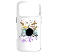 Drums Drummer Rainbow Colours Musician Drum Teacher Case for iPhone 17 Pro