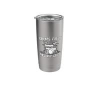 Drums First Melody Last Drummer Percussionist Stainless Steel Insulated Tumbler