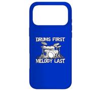 Drums First Melody Last Music Lover Graphic Case for iPhone 17 Pro Max