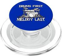 Drums First Melody Last Music Lover Graphic PopSockets PopGrip for MagSafe
