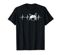 Drums Heartbeat for Drumming Lover Drummers & Percussionists T-Shirt