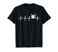 Drums Heartbeat T-Shirt For Drummers & Percussionists T-Shirt