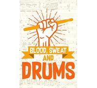 Drums Manuscript Notebook: Small blank music sheets book I Journal note books for notes and lyrics I Composition songwriting gift for music lovers
