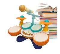 - Drums - Portable Rhythm Set | Beat Station - Colorful Practice Sound, Travel Carry Bag, Learning Music, Classroom Playtime, Fun