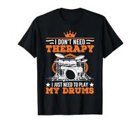 Drums Therapy Drummer Drumsticks Drum Kit T-Shirt