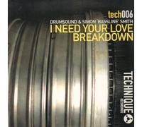 Drumsound - I Need Your Love [12" VINYL]