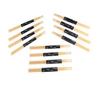 Drumstick, 12 Pairs 7a Drumstick Maple Wood Material Oval Tip Anti Slip Drum Stick Set Clear Sound Stick Anti Slip Drumstick for Performance Practice