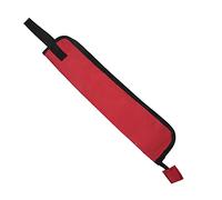 Drumstick Bag, 46 X 10CM Large Capacity Mallet Bag, Oxford Cloth Fabric Storage Hanging Bag for Drumsticks Brushes Mallets Accessories(Red)