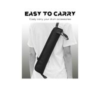 Drumstick Bag with Crossbody Shoulder Strap, Drum Stick Bag with Large Capacity Anti-Falling Pockets, Gifts for Drummers