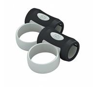 ＡＷＨＡＯ Drumstick Beginner Friendly Drumstick Hand Easy to Install Percussion Accessory for Beginners, Drum Learners, Off-white + Black, 5 5A/5B Drumsticks