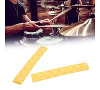 Drumstick Grip, 1 Pair Drumstick Grip Drum Stick Mallet Cover Non Slip Polyethylene Instrument Accessory (Yellow) Musical Instrument Accessories
