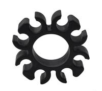 Drumstick Holder Clip for Roland E-Drums - Heavy Duty Silicone Mount Holds 4 Pairs of for Fast Stage Changes Grey(Black)