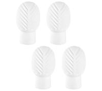 Drumstick Silencer Tips - Rubber Dampening Tips, Drumstick Sound Covers | 4-Pack Mute Clacking Sound Caps, Musical Instrument Accessory, Silicone Drumstick Tips, Sound Dampening Cover for Quieting