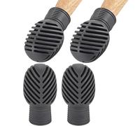 Drumstick Silent Tips - 4PCS Noise Reduction Covers, Mute Clacking Sound | Soft Rubber Stick Protectors for Drummers, Drum Mallet Covers for Quiet Practice, Percussion Accessories for Home & Studio