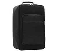 Drumstick Storage Bag, 10 Stick Capacity, Waterproof 600D Polyester Construction, Adjustable Shoulder Strap, External Accessory Pocket, for Live Performances and Home Organization