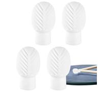 Drumstick Tips - 4PCS Drumstick Silent Practice Tips | Silicone Drum Sticks Mute Tips, Drum Stick Mallet Protectors Covers, Musical Instruments Accessory, Mute Clacking Sound Cover For Drum Accessorie