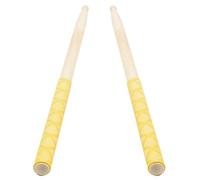 Drumstick Wrap Cover Soft Washable DIY Drumsticks Handle Case Protectors Covers for Stage Yellow