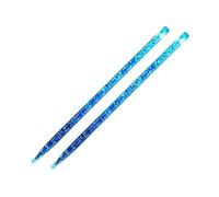 Drumsticks 1 Pair Drum Sticks Luminous Teardrop Shaped Head Drumstick Accessories(Blue)