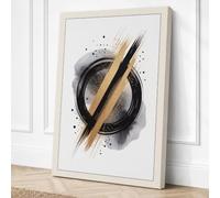 Drumsticks and Rhythm Modern Canvas Wall Art Print 24x16 Inch (61 x 41 cm)