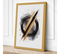 Drumsticks and Rhythm Modern Canvas Wall Art Print 24x16 Inch (61 x 41 cm)