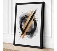 Drumsticks and Rhythm Modern Canvas Wall Art Print 36x24 Inch (91 x 61 cm)