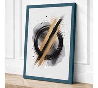 Drumsticks and Rhythm Modern Canvas Wall Art Print 36x24 Inch (91 x 61 cm)