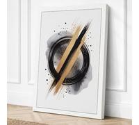 Drumsticks and Rhythm Modern Canvas Wall Art Print 36x24 Inch (91 x 61 cm)