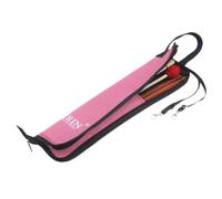 Drumsticks Bag for Percussion Accessories, Waterproof Oxford Holder with Handy Strap, 23cm x 10cm x 3cm Case for Drum Brushes Mall(PINK)
