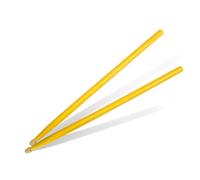 Drumsticks Crafted from Wood Suitable for All Skill Levels, Perfect for Developing Techniques (YELLOW 5A)