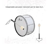 Drumsticks Metal Cotton Drum Kit Bass Beater 31x5x1 Bass Drum Mallet Drumsticks Wool Felt Head Percussion Marching Band Accessories