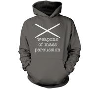 Drumsticks Weapons of Mass Percussion Unisex Hoodie