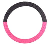 DRUNA Rhythmic Gymnastics Hoop Cover Indigo Universal Size 60-90 cm | Ideal for Competitions and Trainings (Black- Pink)