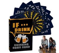 Drunk Card Games - Multi Generational Family Gathering Board Game, 3.54x2.76x0.79 Inches Creatives Bar and Home Drinking Games, Fun Party Card Game for Dorms, Friends, and Social Gatherings