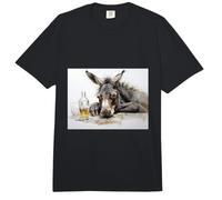 Drunk Donkey Whiskey Booze Liquor Bar Drinking Alcohol Mule Comfort Colors Adult Heavyweight T-Shirt