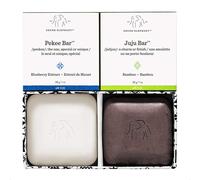 Drunk Elephant Baby Juju and Baby Pekee Bar Soap Travel Case. Exfoliating Face Wash and Moisturizing Bar Cleansers. 1 Ounce Each. Travel Duo.