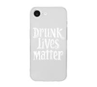 Drunk Lives Matter Print Phone Case TPU Anti-fingerprint Protective Cover Compatible with iPhone 16 Series