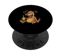 Drunk Party Dog PopSockets Adhesive PopGrip