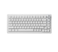 DrunkDeer A75 Pro Rapid Trigger Mechanical Gaming Keyboard Silent Magnetic Switch Adjustable Actuation PBT Keycap Cherry Profile RGB 75% 82Keys ANSI Wired with Knob,White