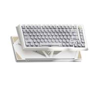 DrunkDeer A75 Ultra Rapid Trigger HE Keyboard, Esports Gaming Keyboard, Magnetic Switch - Adjustable Actuation - 0.01mm, RT Plus, RT Match - 75%, 8K Hz，ANSI，PC Keycaps，White - Qian Switch