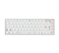 DrunkDeer G65 Esports Gaming Keyboard, Rapid Trigger Keyboard - Hall Effect Switches - Magnetic Switches - Last Win & Release Dual Trigger Mode - Adjustable Actuation, White - Barebones