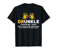 Drunkle Druncle Uncle Definition Beer Lover Booze Whisperer T-Shirt