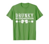 Drunky Mc Drunkenson St Patrick's Day Saint Irish Pats Funny T-Shirt