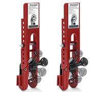 Drusolell Siding Installation Tools Compatible with 5/16- Inch Fiber Cement Siding, Siding Mounting Kit with Adjustable Reveals, Lap Siding Gauge Made of Polycarbonate Body, Red