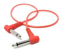 DRUT 0.6m 6.35mm 1/4" TS Mono Jack to Jack Plug Lead for Guitar